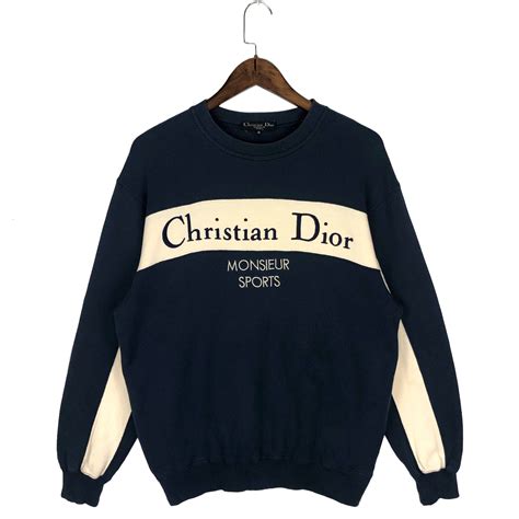 christian dior blue jumper|Christian Dior sweatshirt women.